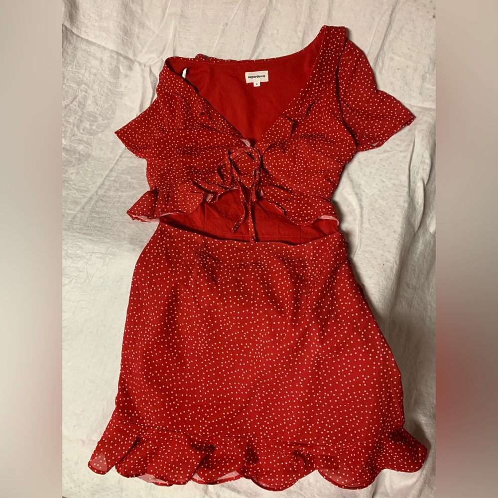 Cute red dress
